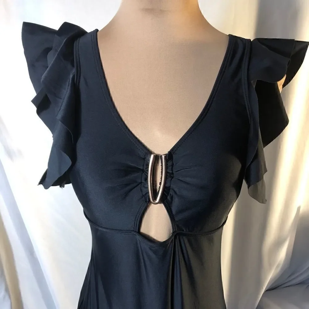 Edel Qual black one piece swimsuit Medium